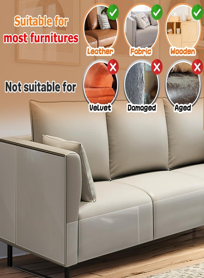 Acostop Cat Scratch Furniture Protector - Specially Designed for Leather Furniture, Easy to Remove Anti-Scratch Couch Protector from Cat, No Pins, 16 Pack - Image 4